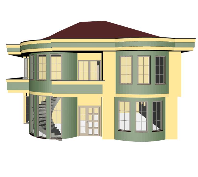 x3d casa abitazione edificio modello navigabile house home building navigable model